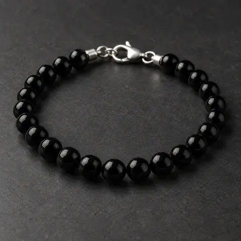 Noir Bead Bracelet