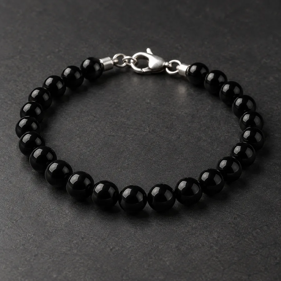 Noir Bead Bracelet