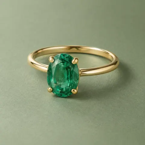 Emerald Signet Ring