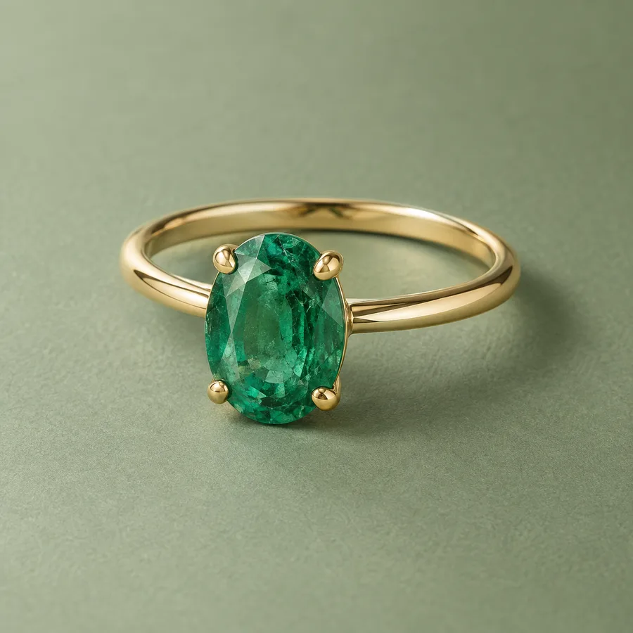 Emerald Signet Ring