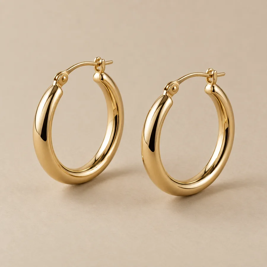 Everyday Gold Hoops
