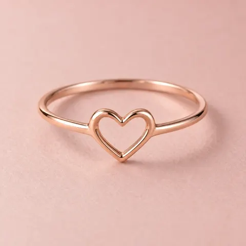 Rose Heart Ring