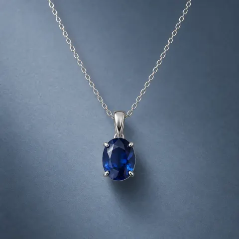 Sapphire Night Pendant