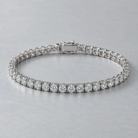 Silver Tennis Bracelet