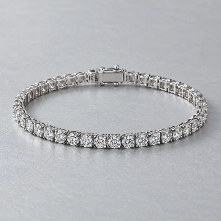 Silver Tennis Bracelet
